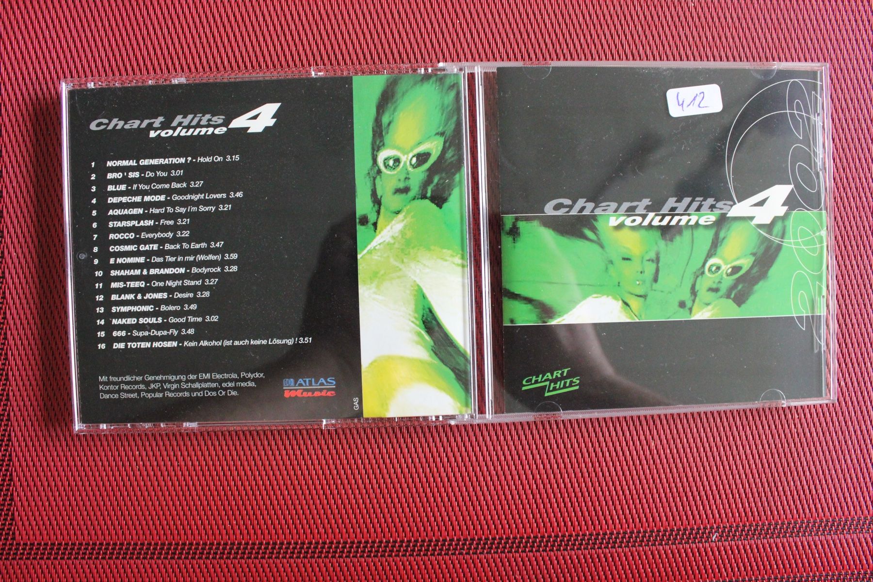 CDs: Chart Hits Volume 4  ( 412) – D'occasion à Geroldswil par CD-Verkauf-2022