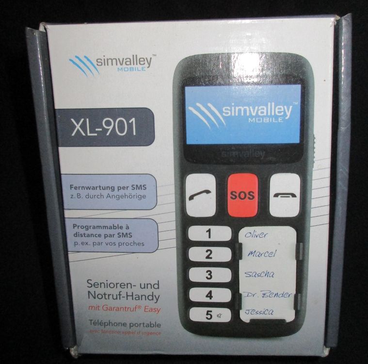 Senioren Handy Simvalley XL-901 | Kaufen auf Ricardo