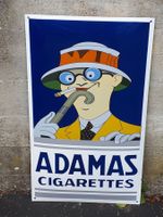 Emailschild Adamas Cigaretten
