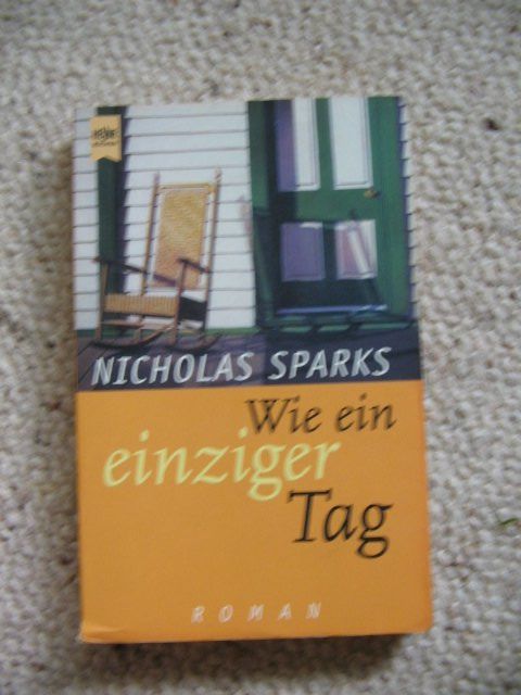 Wie Ein Einziger Tag Nicholas Sparks Gebraucht In Reitnau Für Chf 1 5