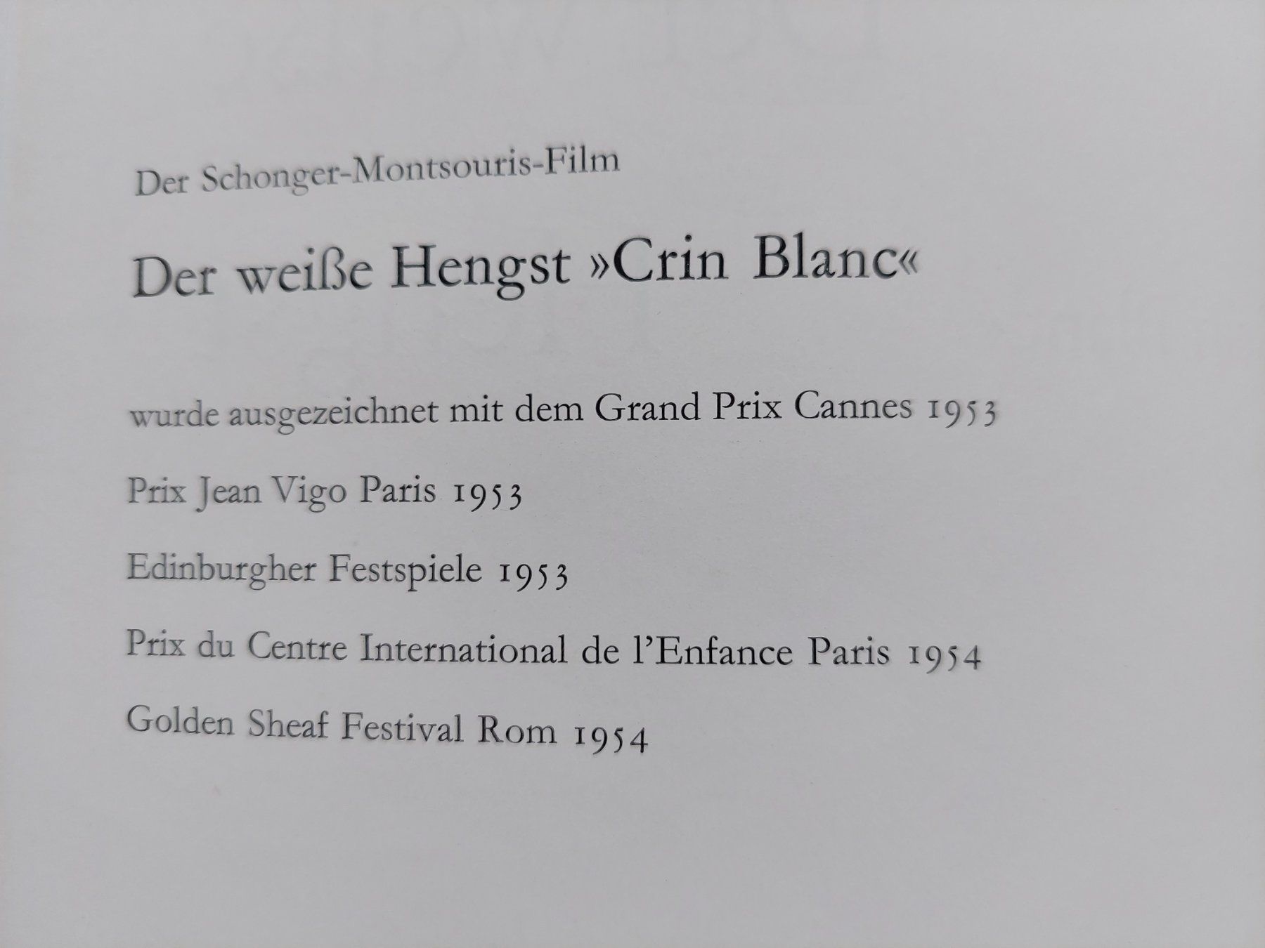 Livres: Der weisse Hengst - Albert Lamorisse – D'occasion à Obfelden par Foto_Bild_Kunst_Buch 2