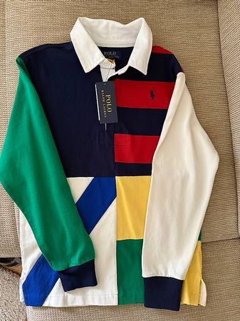 Neu! Langarmiges T-Shirt Polo Ralph Laurent
