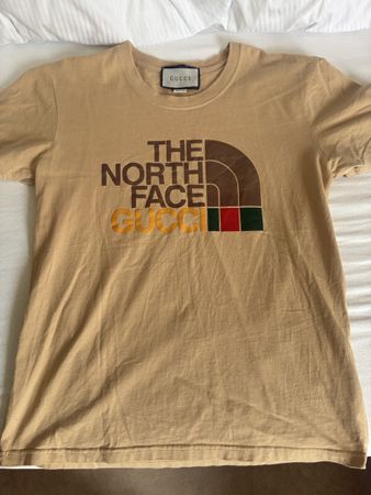 Gucci x The North Face T-Shirt beige used