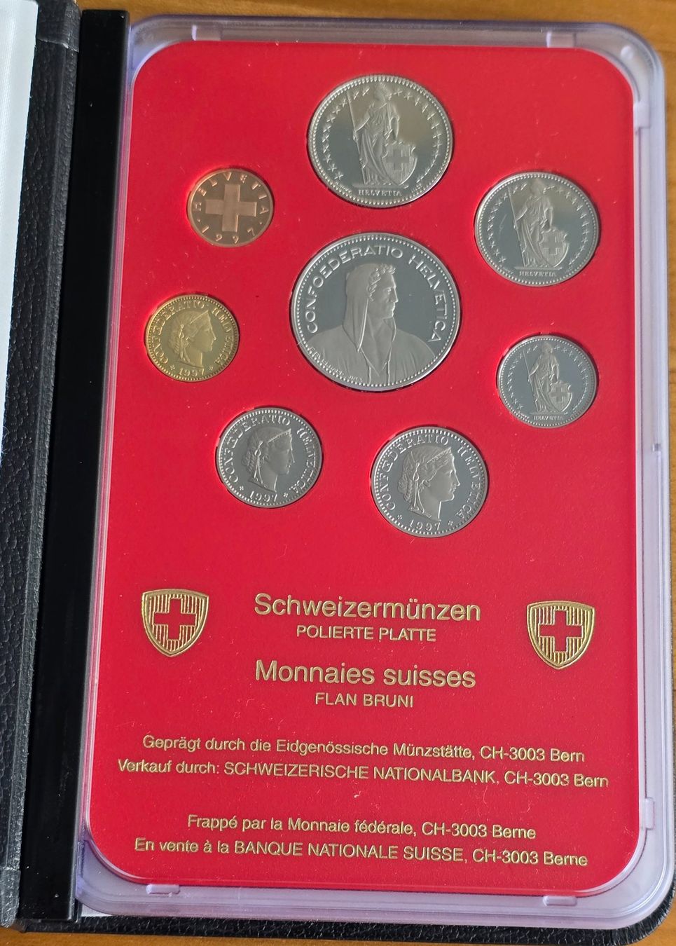 Tutti le monete: Kursmünzsatz 1997 PP polierte Platte – Nuovo (secondo la descrizione) da Winterthur venduto da Cruiser3 1