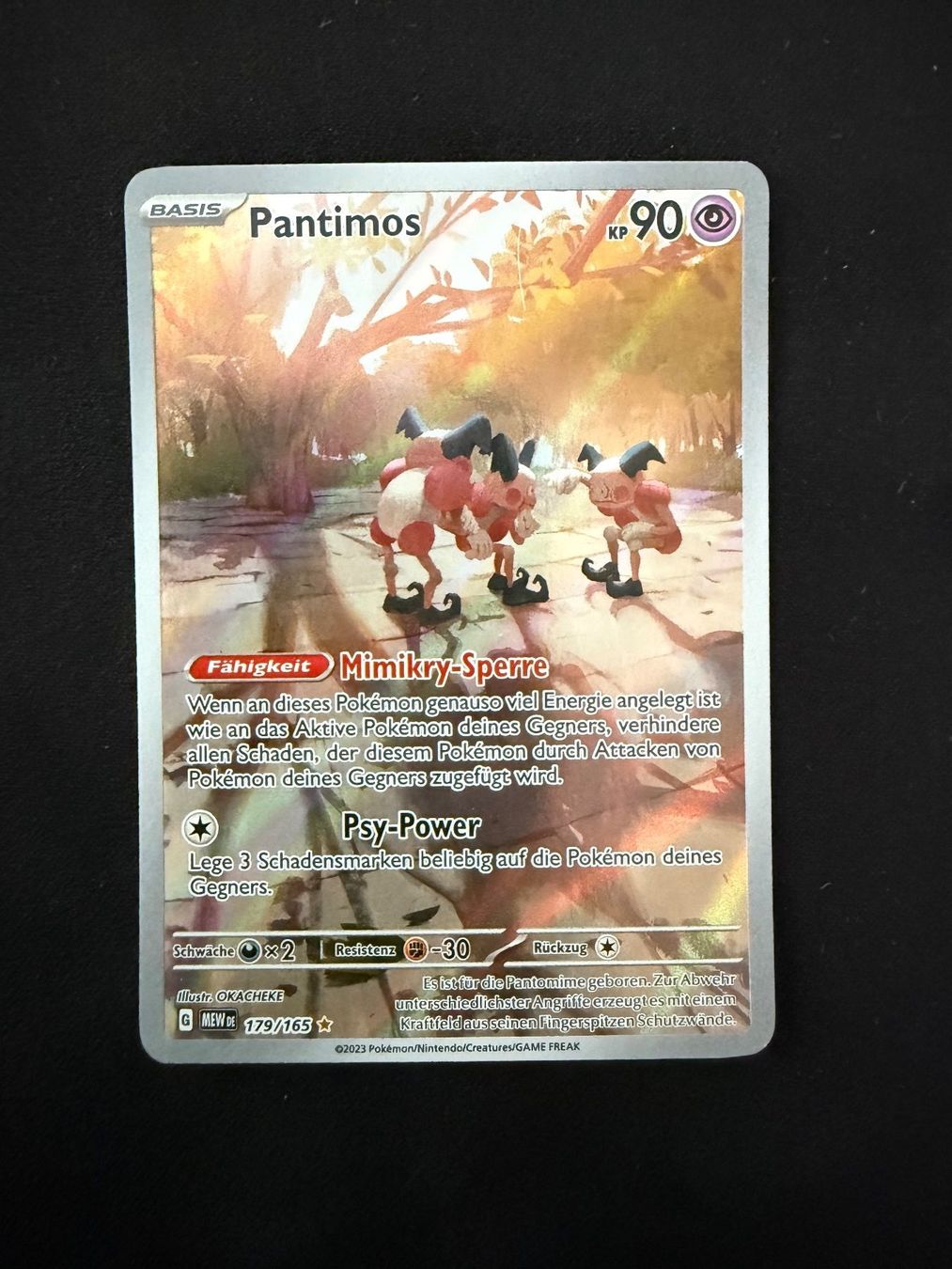 Pokémon Carte collezionabili: Pokemon Pantimos 179/165 AR DE 151 – Usato da Buchs SG venduto da Rheintalseller