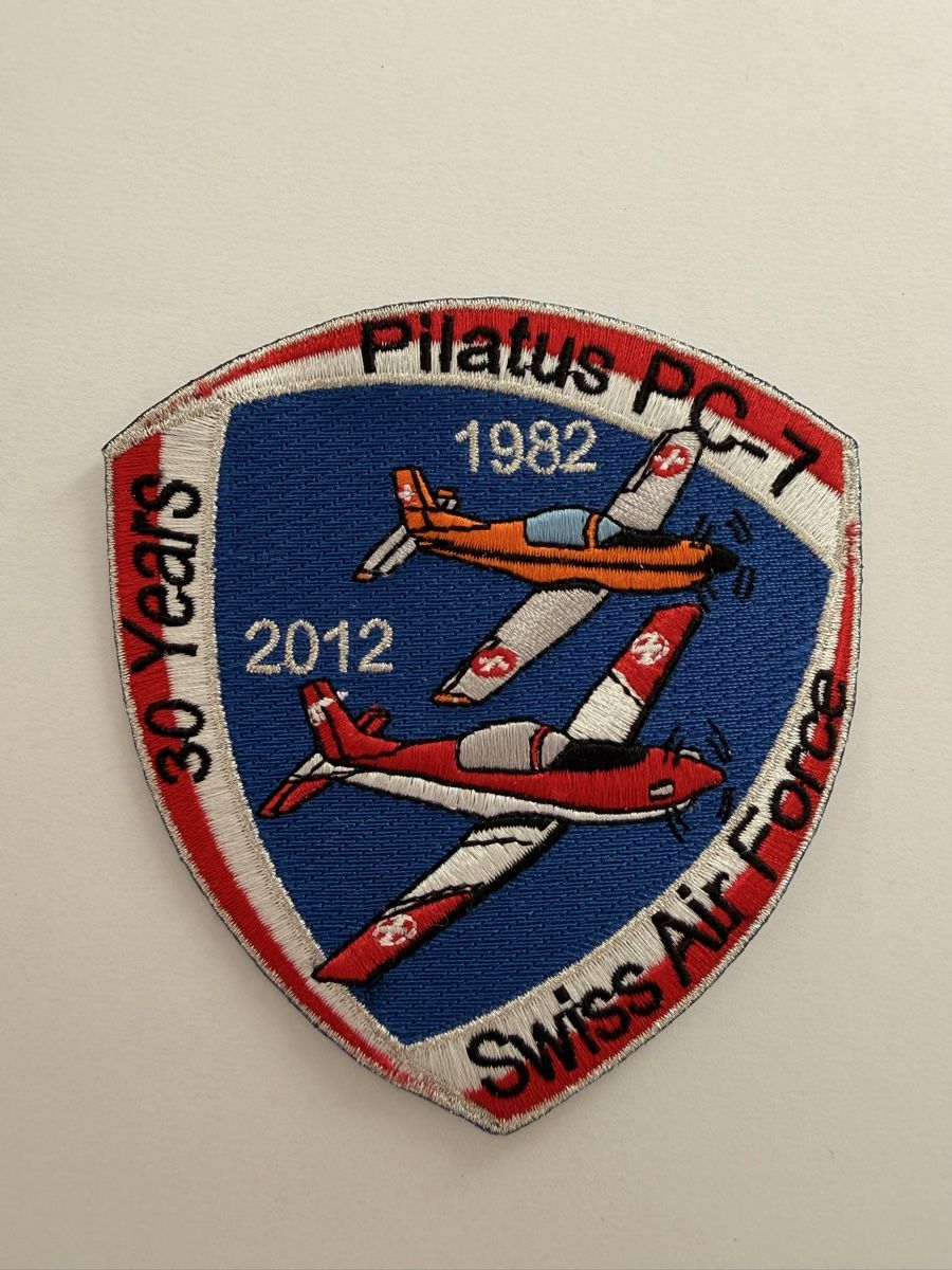 Schweizer Armee Plaketten & Abzeichen: PC-7 30 years patch  – Gebraucht aus Chamoson von Lio_Rey