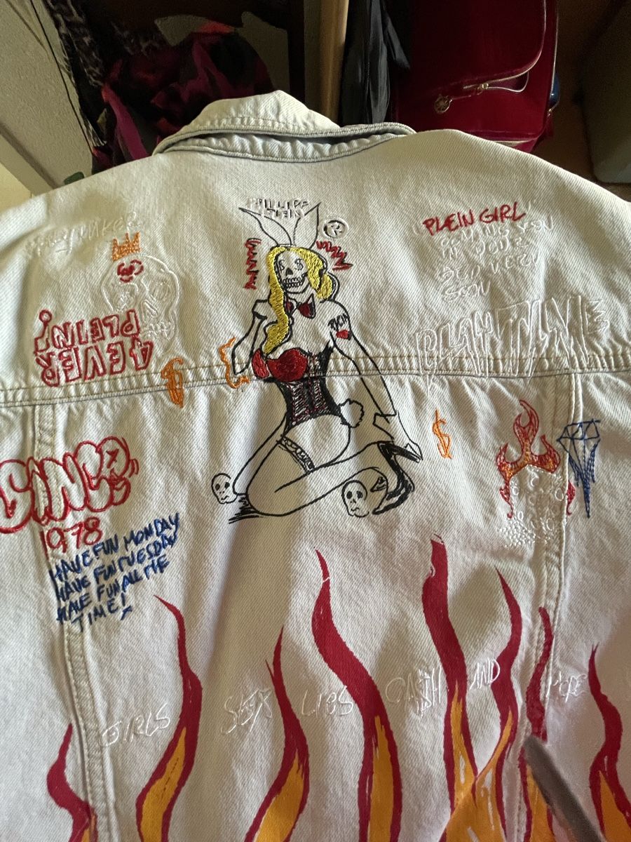 Philipp Plein Giacche: Veste en jean Philipp Plein  - Taille M – Nuovo (secondo la descrizione) da Portalban venduto da Lsgn 2
