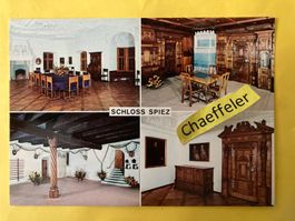 1976 Schloss Spiez am Thunersee. Frühbarocker Festsaal 1614