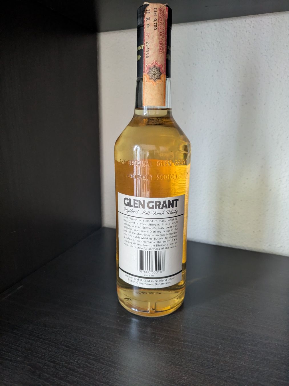 Glen Grant Bevande alcoliche: Glen Grant 1980 Whisky 70 cl – Nuovo (secondo la descrizione) da Zürich venduto da Vintage_Spirits_Shop 1