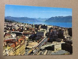 Lausanne Waadt Grand Pont Vogelschau