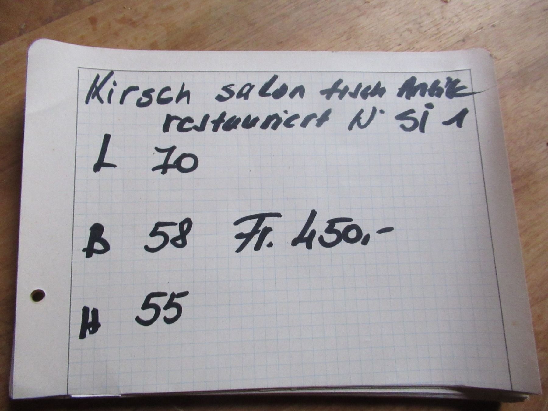 Tavoli: Salontisch (Kirsch/70) – Usato da Berg SG venduto da Pizza58 7