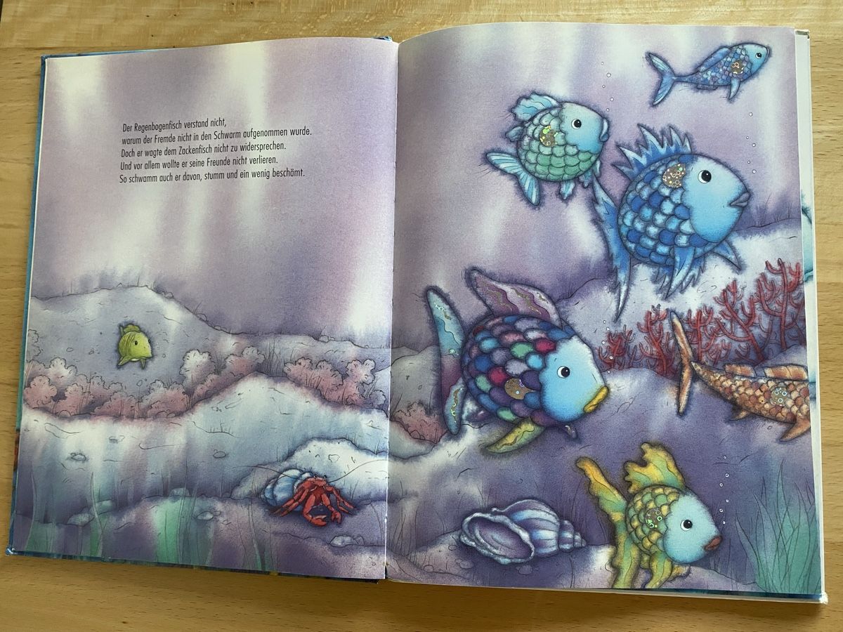 Libri: Regenbogenfisch komm hilf mir! - Marcus Pfister – Usato da Schwarzenburg venduto da Michellu 6