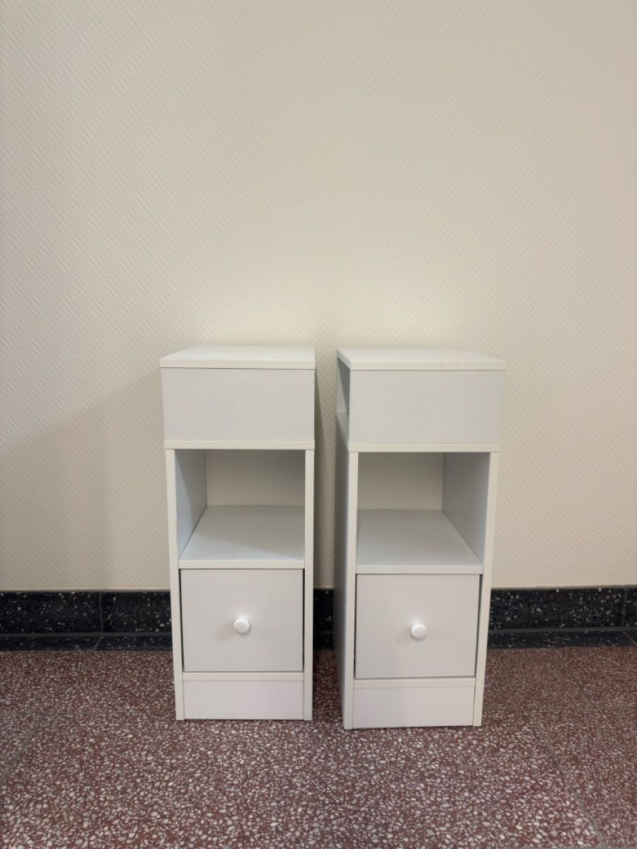Nachttische: Set 2 comodini legno bianco  – Gebraucht aus Zürich von ogl_tzs8