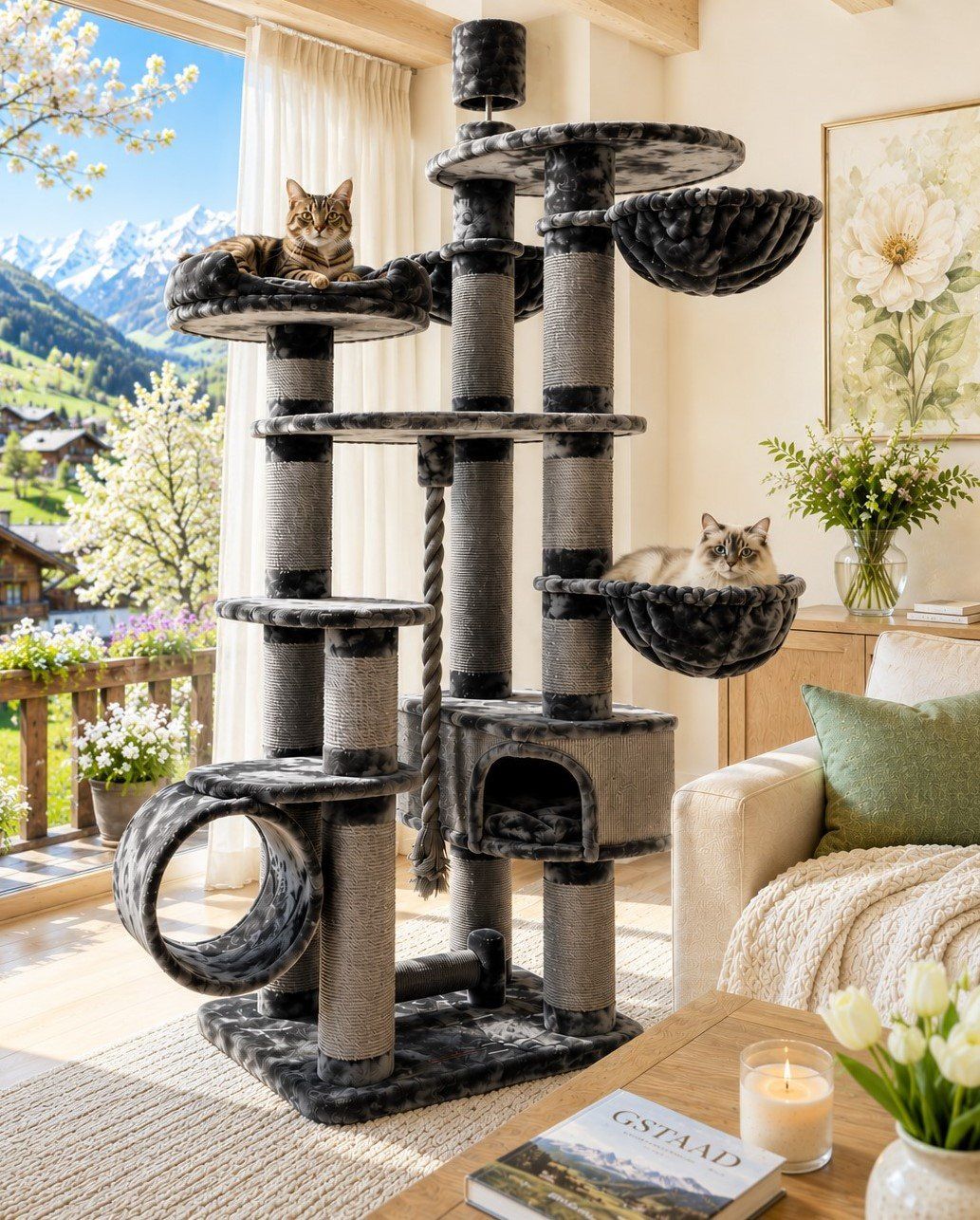 Arbres à chats: WUNDER KATZENBAUM - GROSSE KATZEN TOP ! – Neuf avec emballage d'origine à Eschenbach LU par PETHOMES_AG