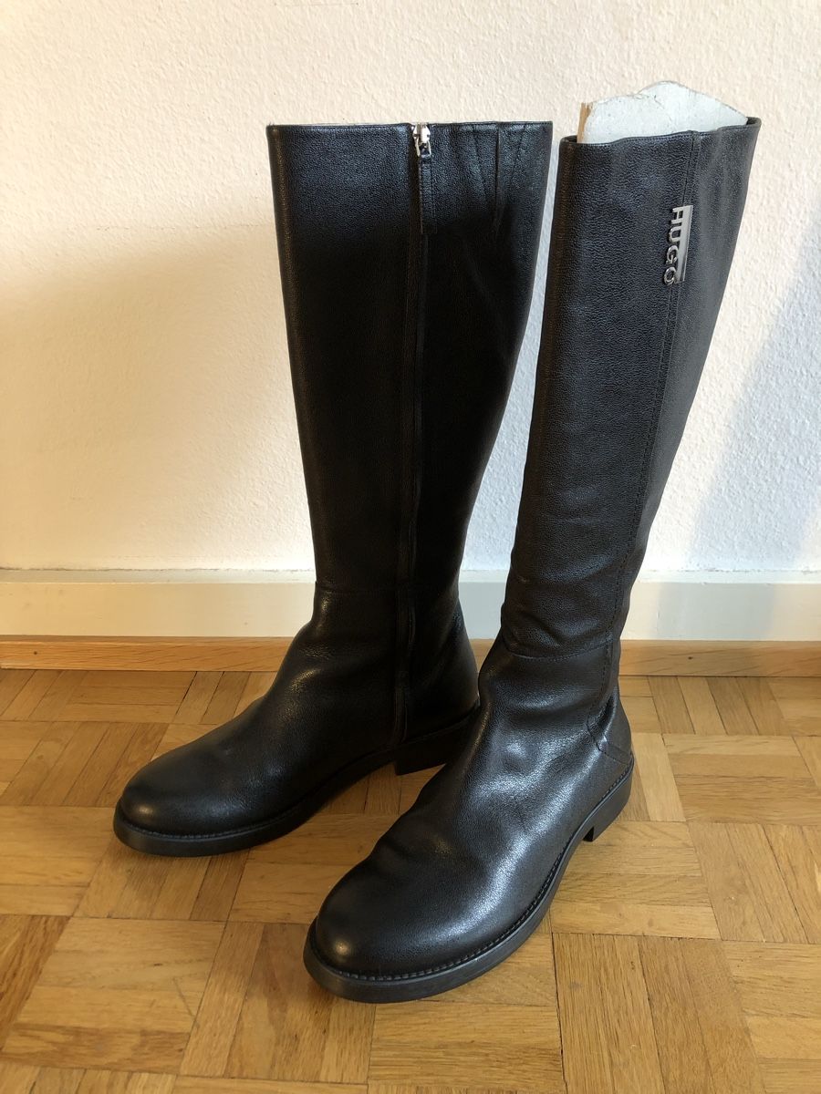 Hugo Boss Scarpe da donna: Hugo Boss Stiefel Leder – Nuovo (secondo la descrizione) da Basel venduto da LukasLiederer