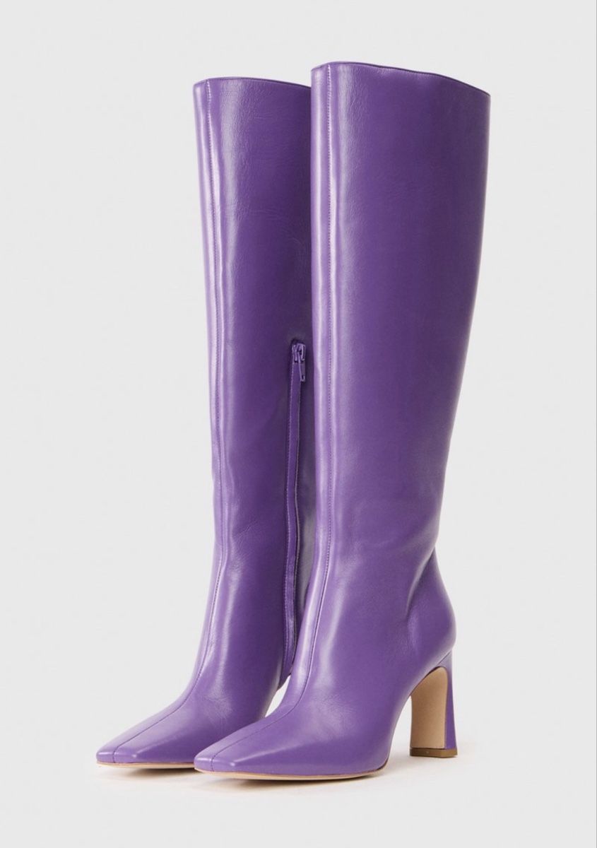 Liu Jo Scarpe da donna: Lila Lederstiefel, Grösse 39 - Leder – Nuovo (secondo la descrizione) da Egerkingen venduto da ear_k6fg 1