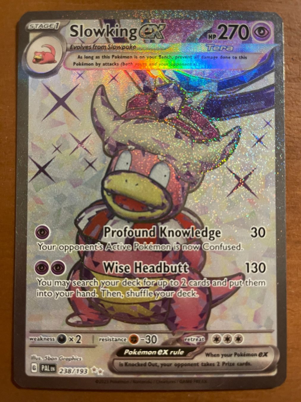 Pokémon Carte collezionabili: Pokemon Slowking eX (Versand gratis) – Nuovo (secondo la descrizione) da Chur venduto da Angerson
