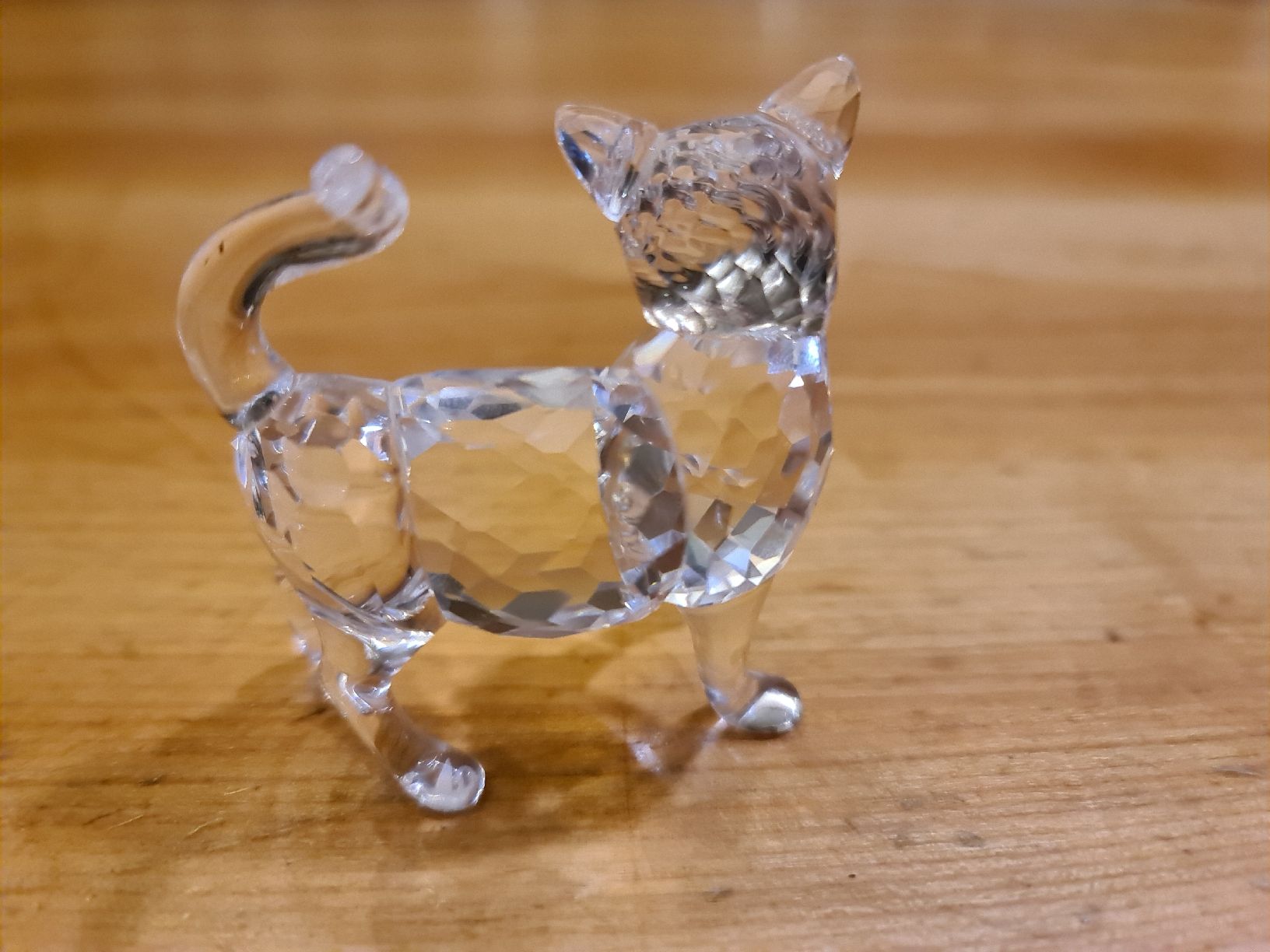 Swarovski Statuette: Swarovski Figur Katze – Usato da henau venduto da Rockj 1