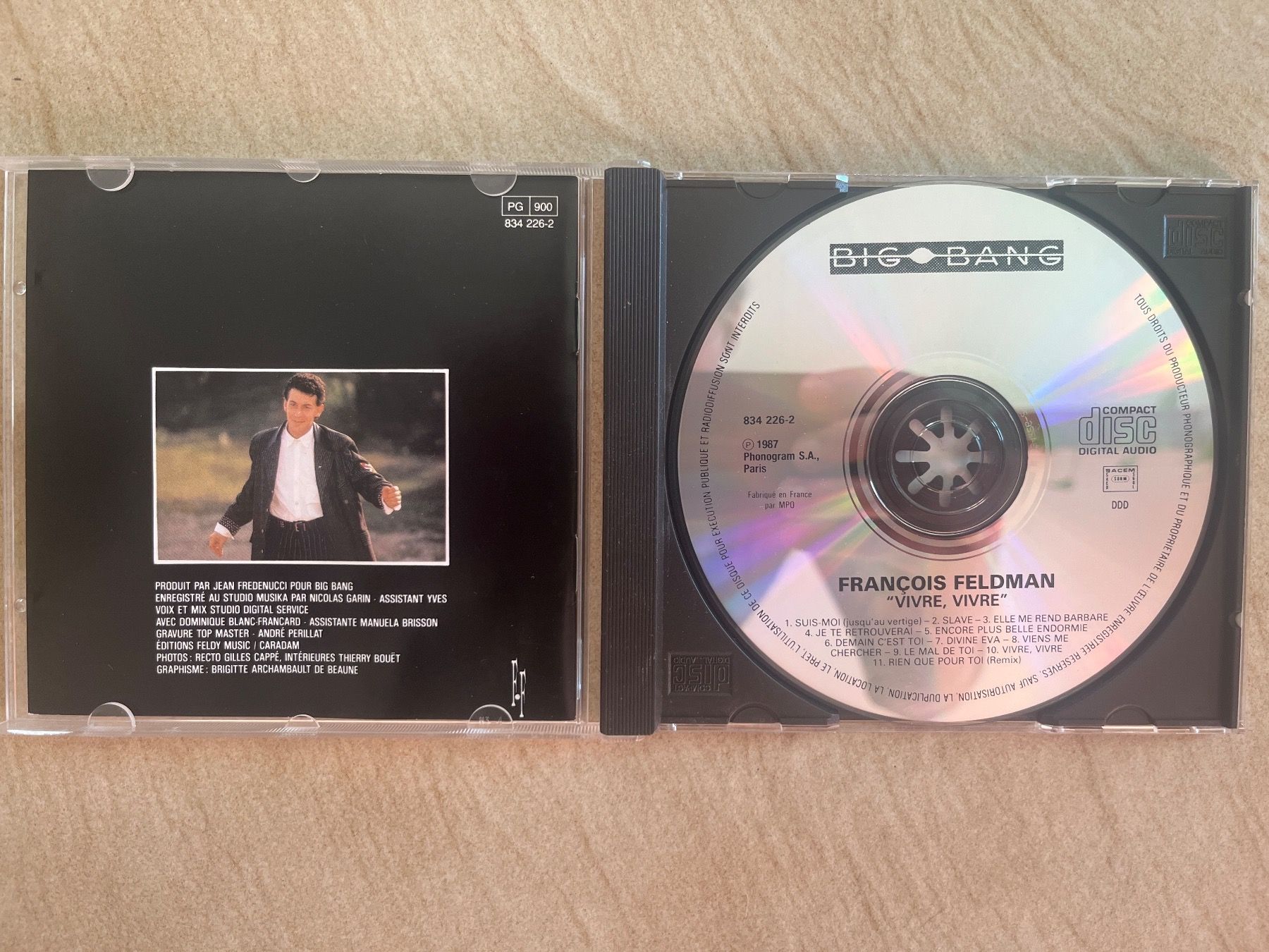CDs: CD François Feldman - Vivre, vivre – Gebraucht aus Vernayaz von Darkfrost 2
