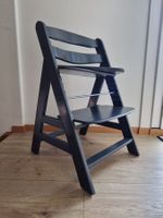 Treppenhochstuhl Kinderhochstuhl Holz Anthrazit ab 1,-