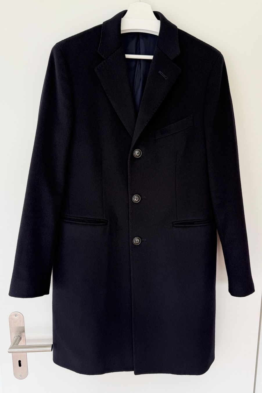 Boggi Cappotti: Boggi Milano Kaschmir Blend Mantel Gr. 46 – Usato da Oetwil an der Limmat venduto da tommyb1982