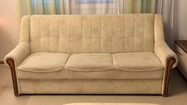 Schlafsofa mit Federkern, 2 Meter breit 