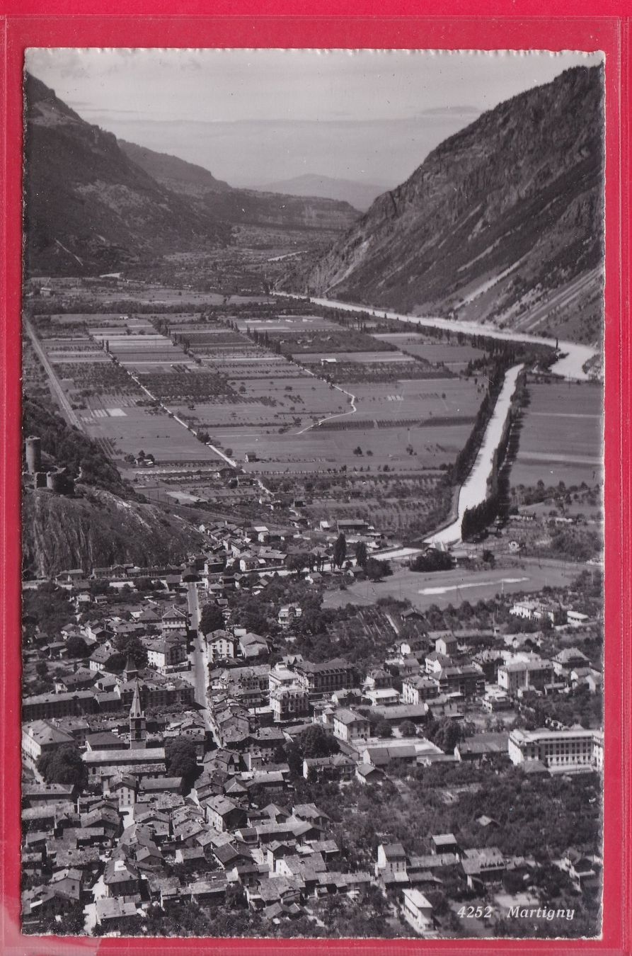 Cartes postales: MARTIGNY, 24.3.1955 – D'occasion à Oberrieden par Gebirgsstelze