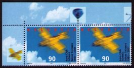 2001_1016_Flugzeug_AERO-Club_ Paar mit 2 Rand-Varianten ! **