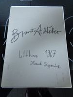 12 Stück Lithos von Bruno A. Weber 1967