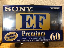 SONY PREMIUM EF-60 Audio Kassette, Sehr selten und Original!