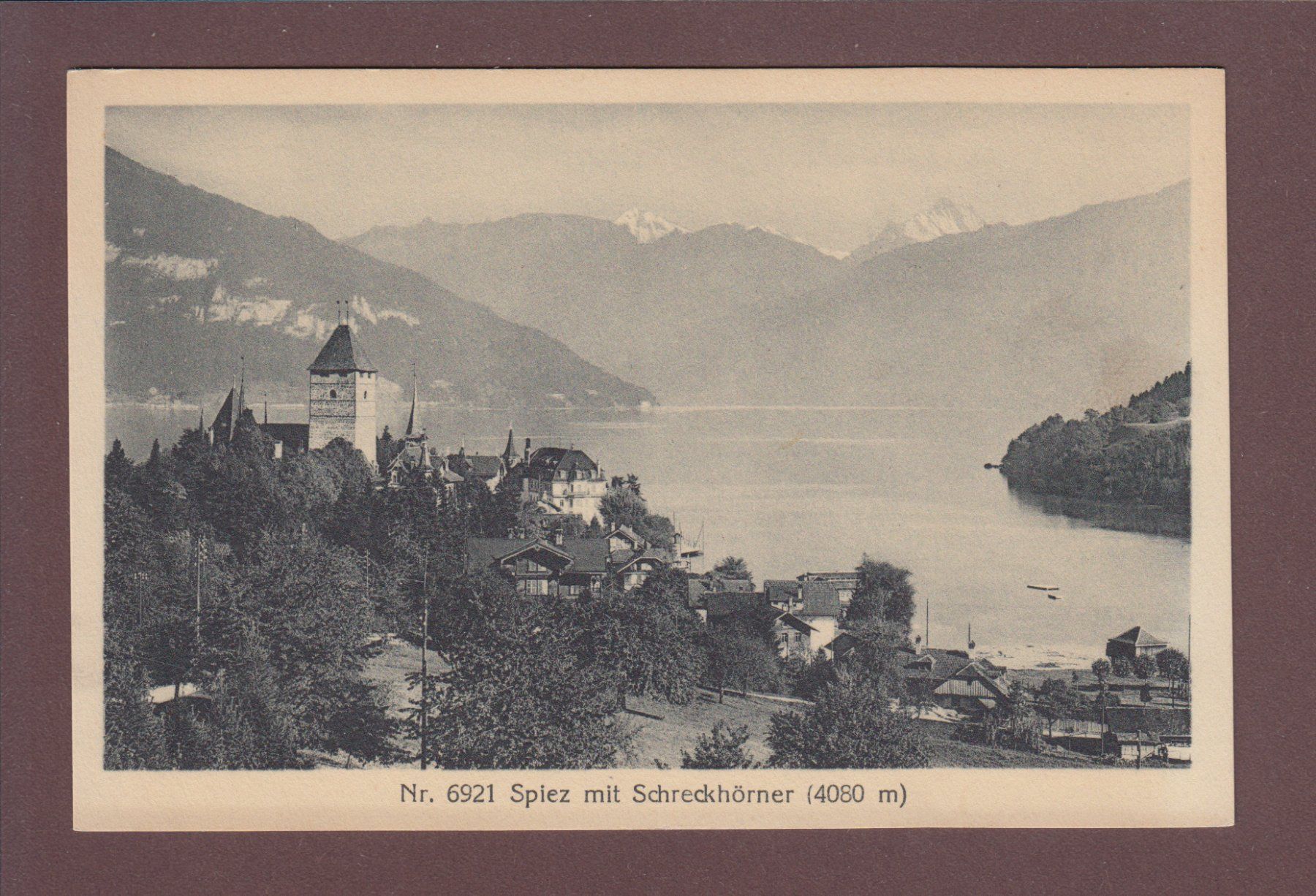 Cartoline postali: SPIEZ - Schreckhörner – Usato da Pully venduto da nicecards