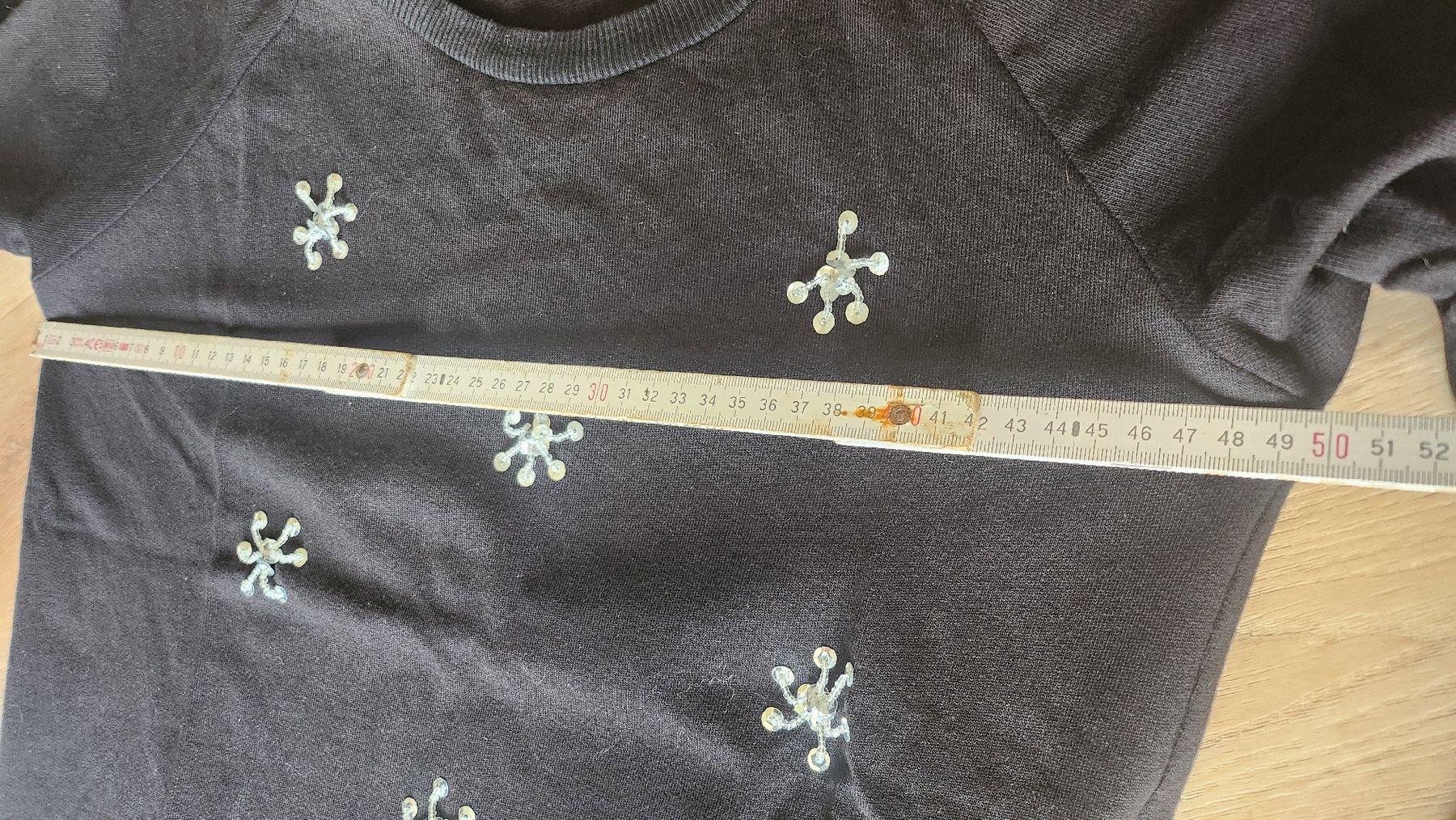 Maglioni & Felpe: Pull noir étoiles perles by Chicorée, taille M, NEUF – Nuovo (secondo la descrizione) da Agiez venduto da chouchanelle 7