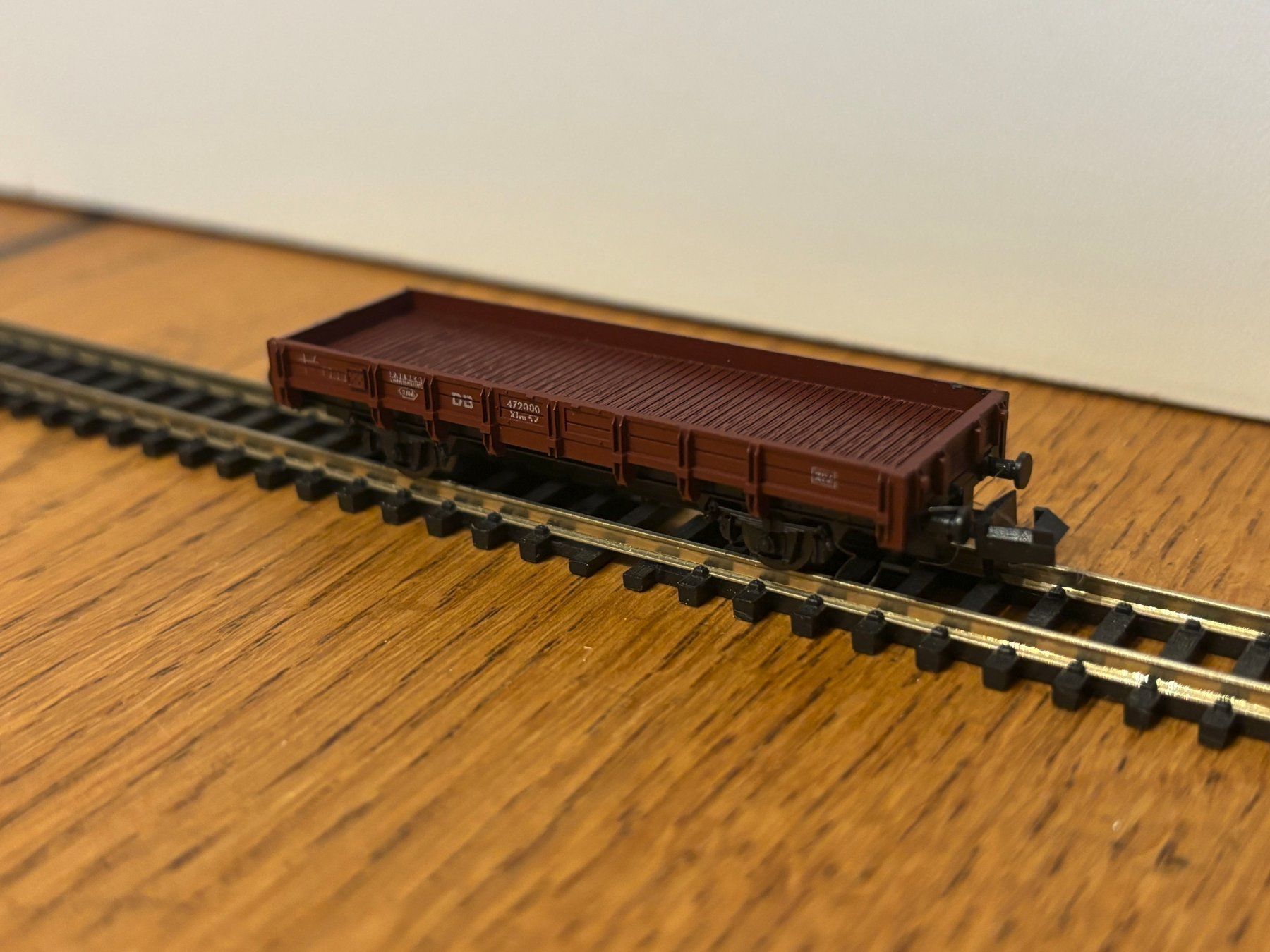 Modellini di ferrovie: e1779: Flachwagen (Spur N) – Usato da Birsfelden venduto da Birs_25 1