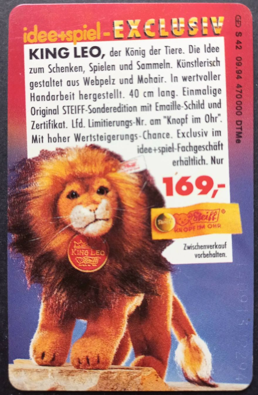 Cartes de téléphone: Taxcard - idee+spiel - D – D'occasion à Niederuzwil par lubimaja 1