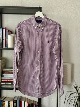 Ralph Lauren shirt, female, white and purple stripes