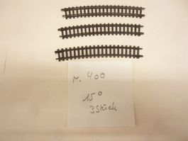 ARNOLD GELEISE r 400 NEUWERTIG 3 STÜCK