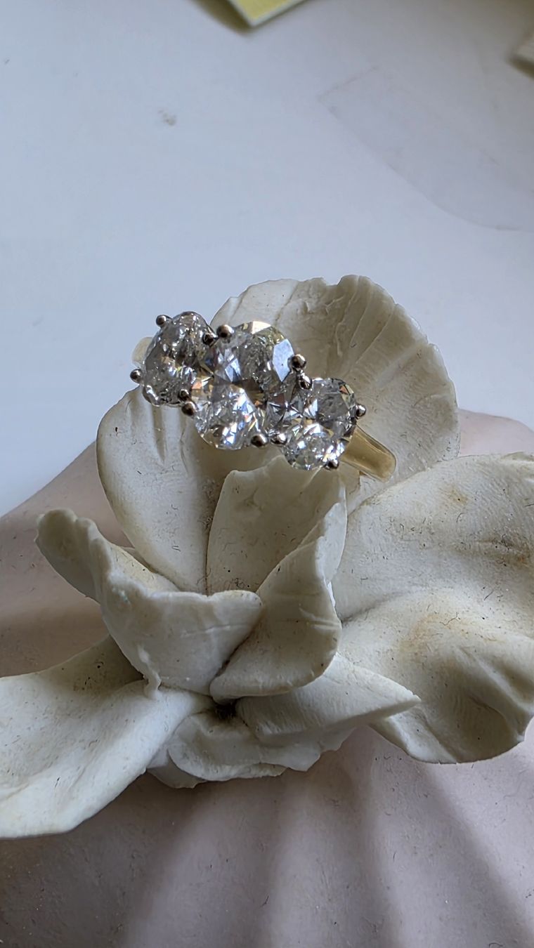 Anelli: Gold Ring mit Diamanten – Nuovo (secondo la descrizione) da Effretikon venduto da rinuom01