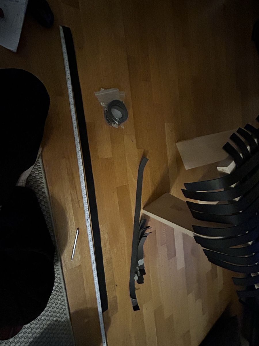 Tessuti: WUTA Genuine Lederstreifen - Schwarz  – Nuovo (secondo la descrizione) da Horw venduto da jvnrti 3