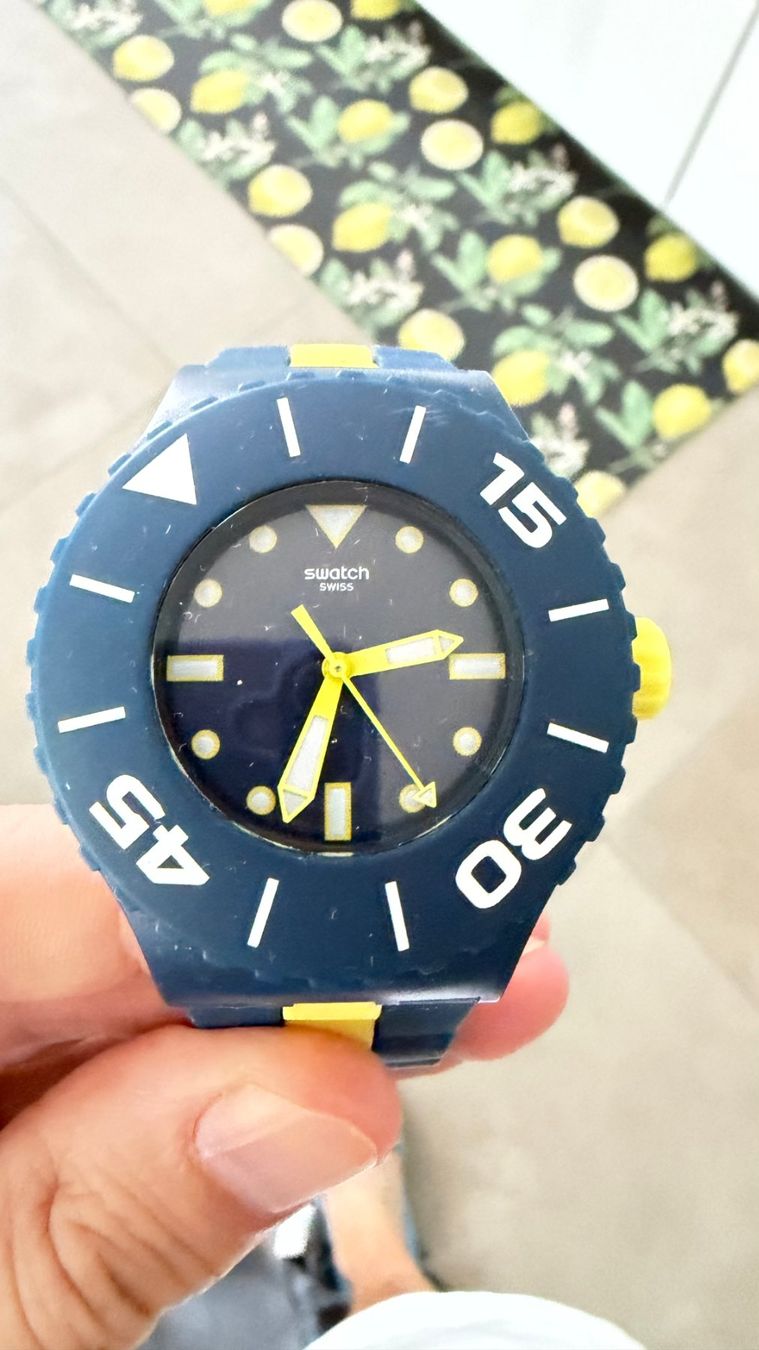 Swatch Orologi: Swatch Scuba Libre Long Waves - Per il mare o la doccia... – Usato da Chiasso venduto da mfo_9pvw