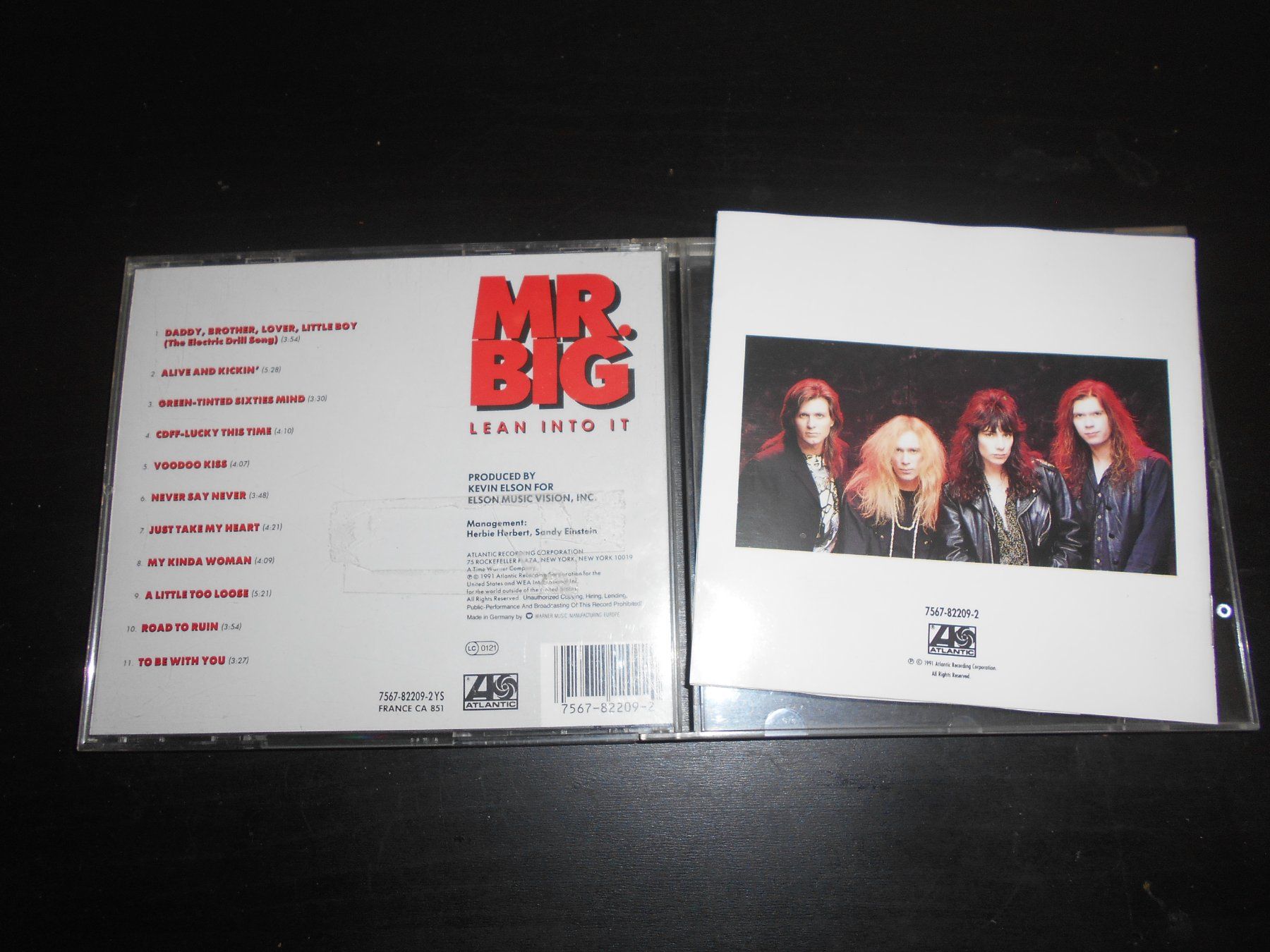 CD: Mr. Big – Lean Into It / 1991 – Usato da Aarberg venduto da witchhunter01 1