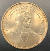 Suisse 5 Francs 1966