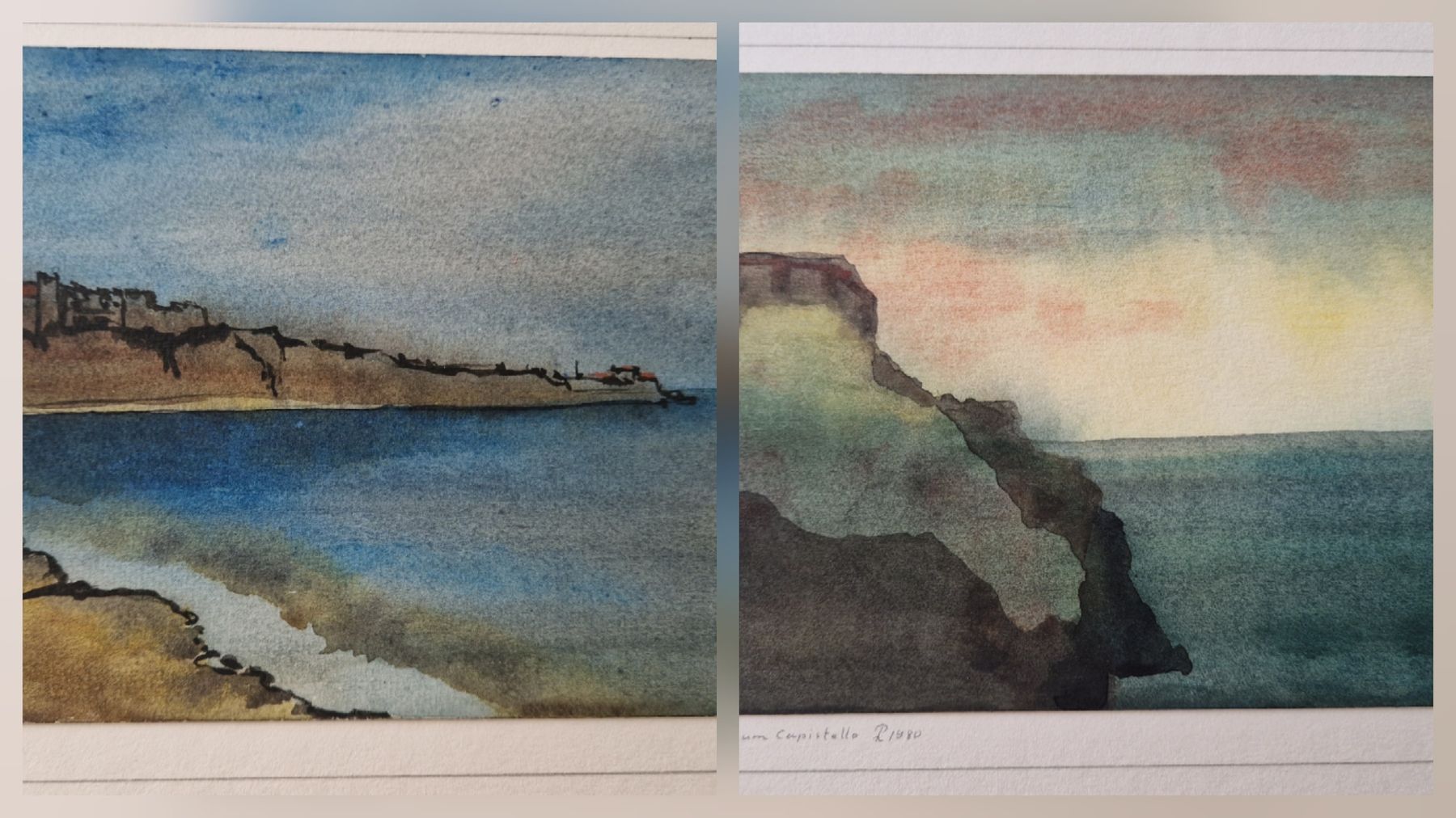 Gemälde: Mappe mit kl. Aquarellen – Gebraucht aus Wetzikon ZH von Oldieslover 7