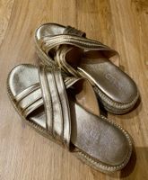 Sandalen Damen Gold Grösse 37