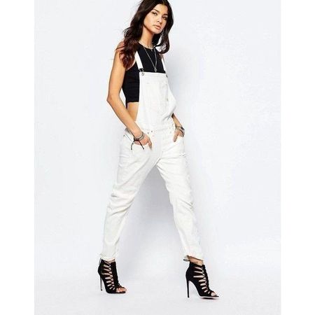 G-Star weisse Latzhose in S