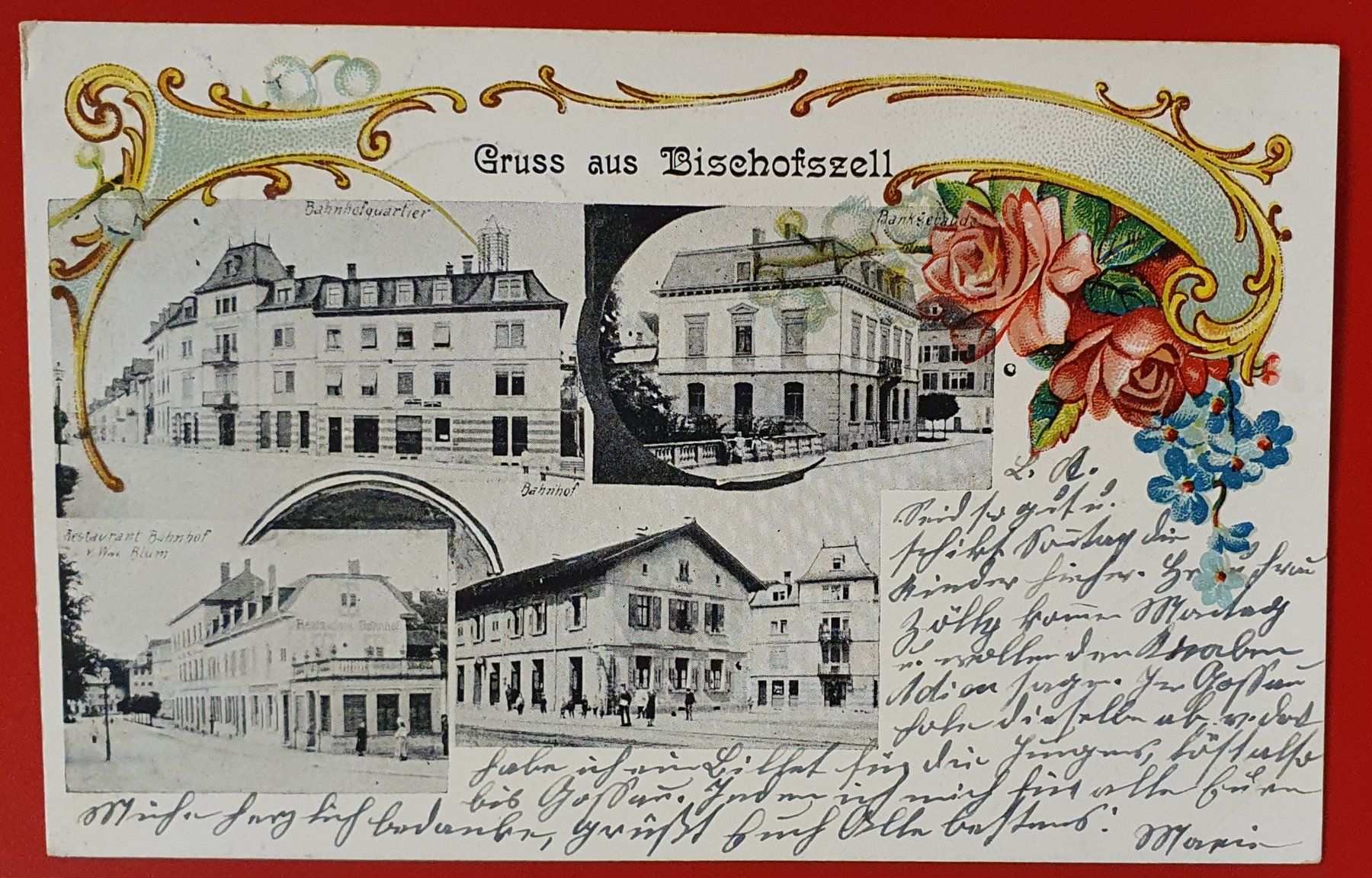Cartoline postali: Gruss aus Bischofszell 1900 – Usato da Kreuzlingen venduto da Rschweiz1