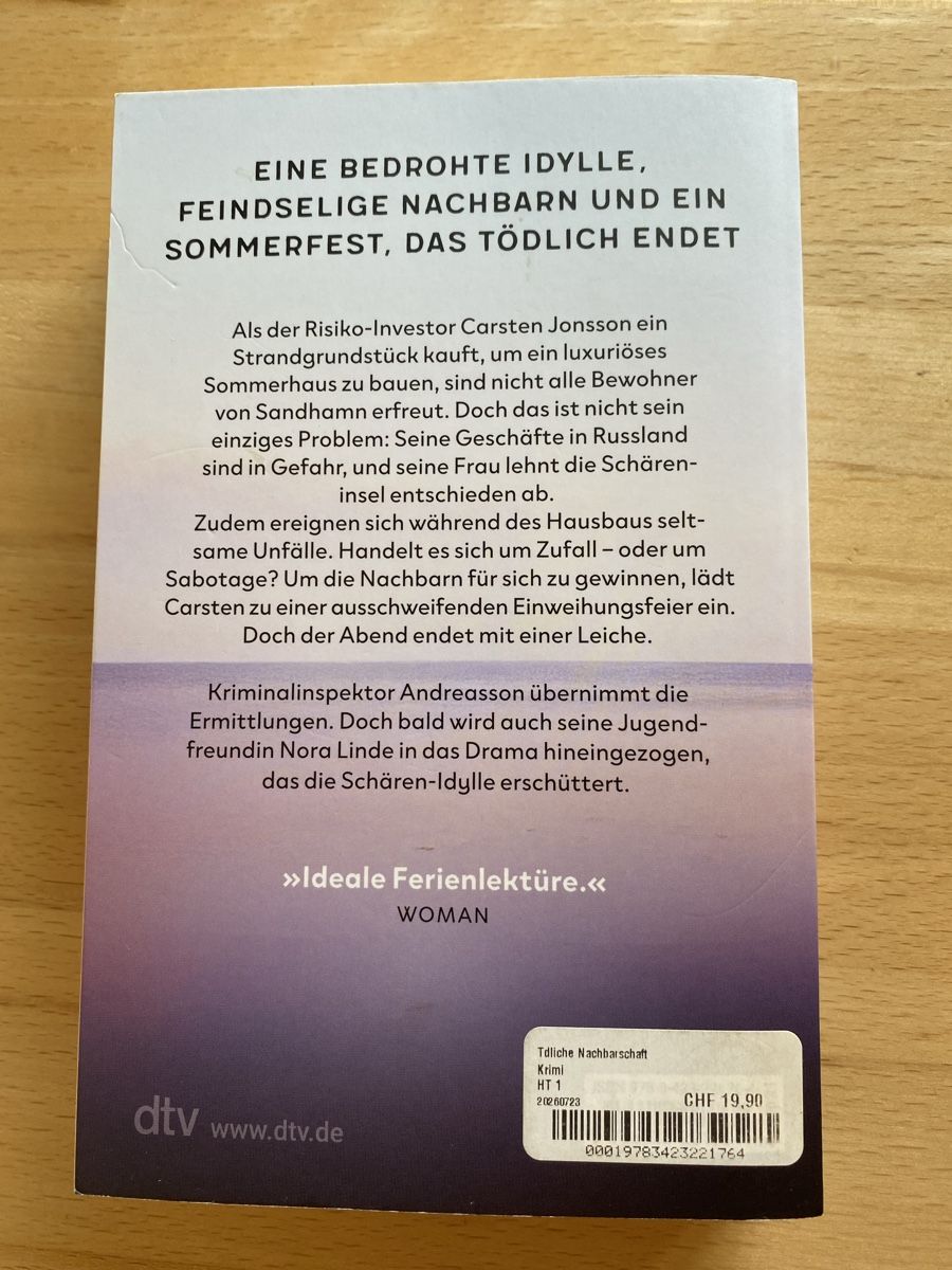 Bücher: Tödliche Nachbarschaft - Viveca Sten – Gebraucht aus Schwarzenburg von Michellu 1