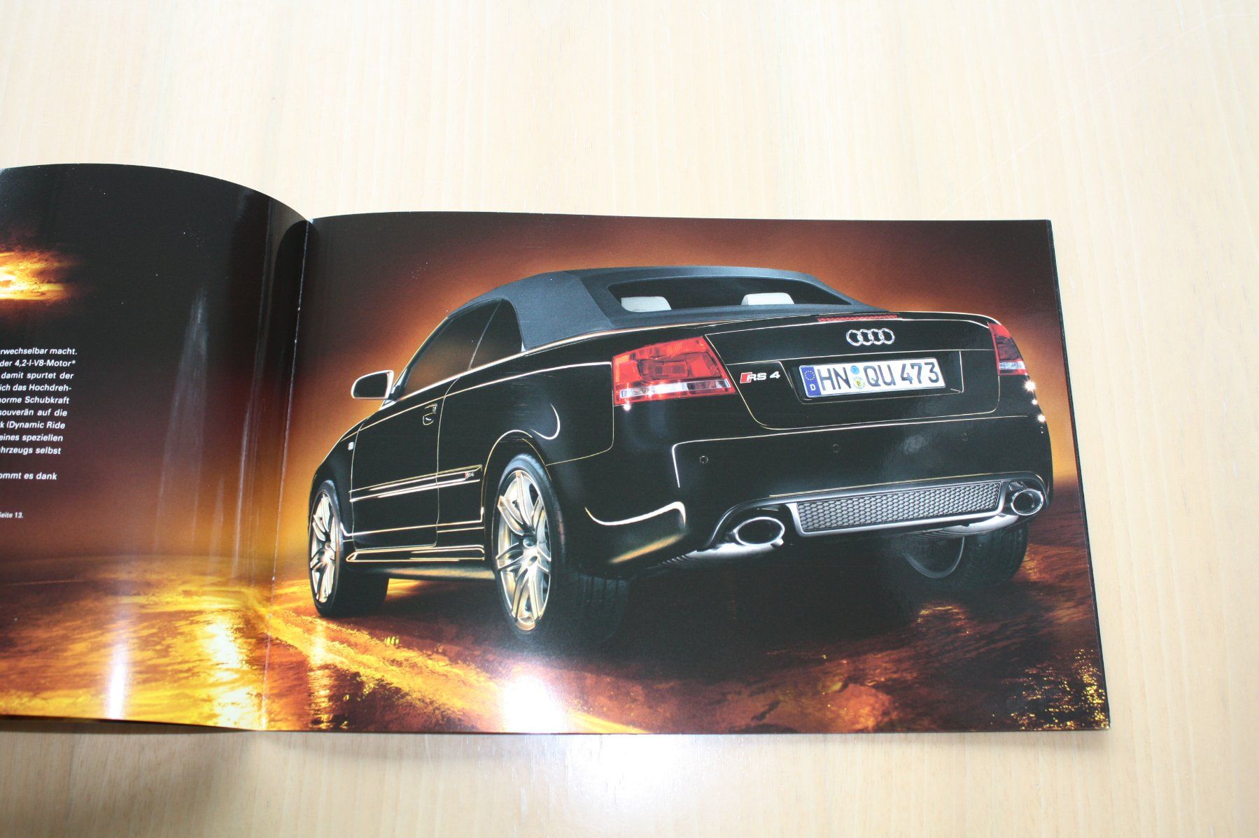 Audi Dokumente: Audi RS4 Cabriolet Hochglanz Prospekt 2/2006 – Gebraucht aus Wikon von erwin400 2