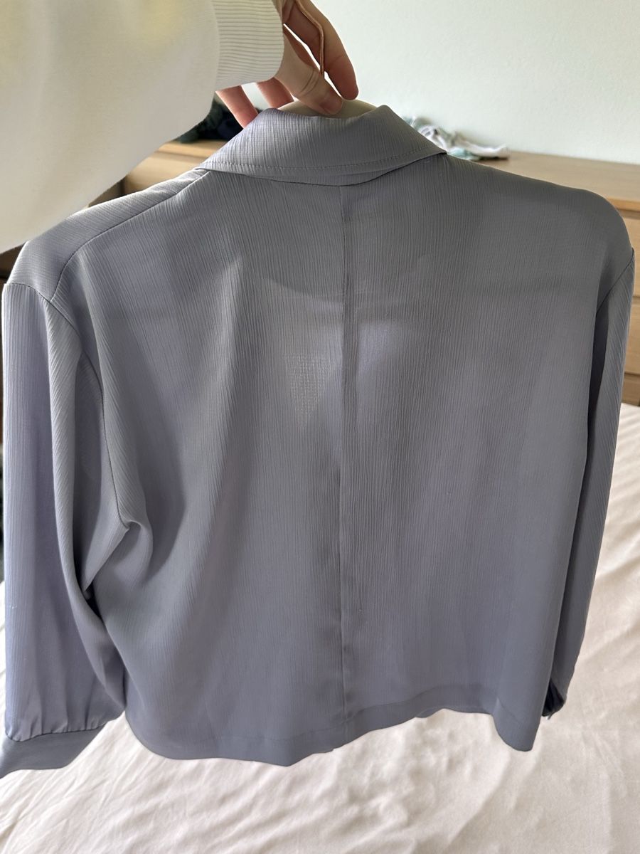 Blusen: Blaue Bluse S oversize – Neu (gemäss Beschreibung) aus Zürich von lu0_df5p 2
