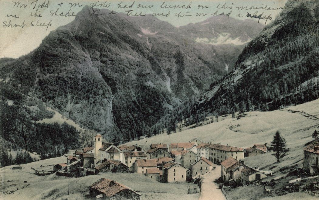 Cartoline postali: Simplon - Dorf  VS   -   4  diverse Karten – Usato da Brig venduto da Valcards54 1