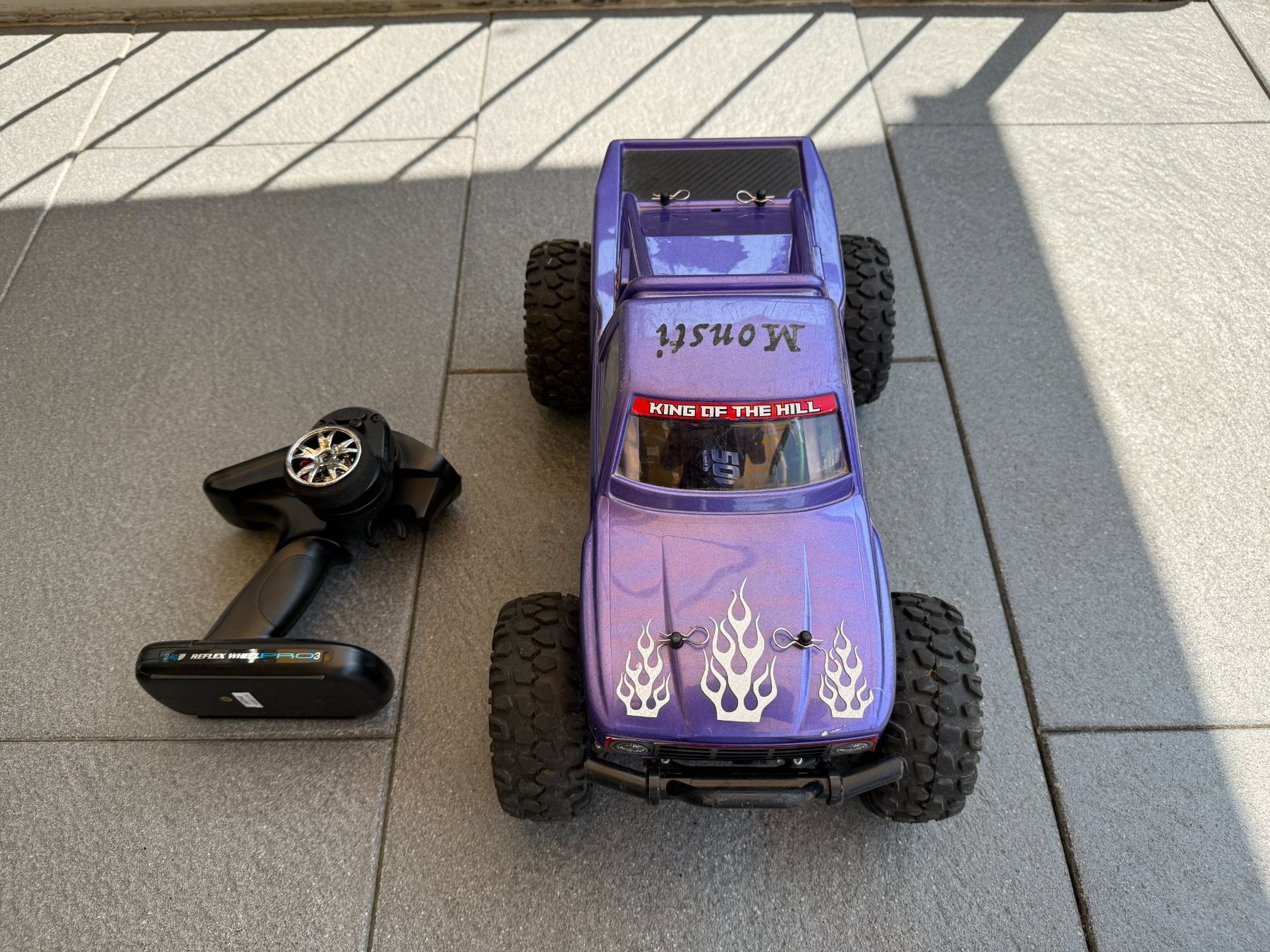 Tamiya Modellismo RC: Tamiya Rock Socker RC Monstertruck – Usato da Reinach BL venduto da Wyssli7 1
